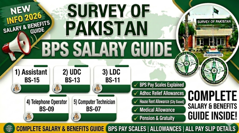 Survey of Pakistan Salary