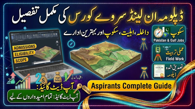 Diploma in Land Surveying Course Details in Pakistan
